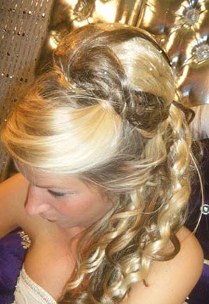 chignon cascade