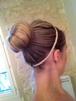 chignon de danseuse