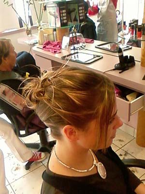 chignon eclate