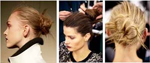 comment faire un chignon decoiffe