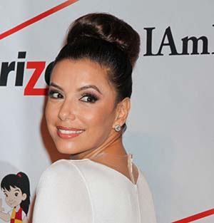 eva longoria chignon