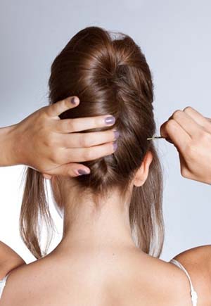 faire chignon banane