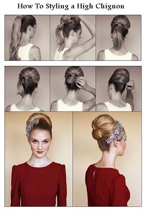 idee chignon facile