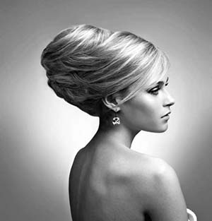 model de chignon pour mariage