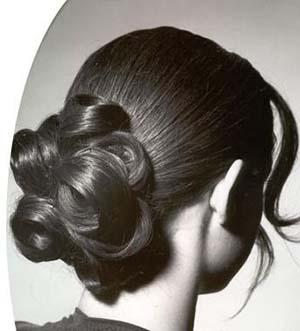 modele chignon bas