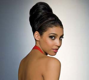 modele chignon pour mariage