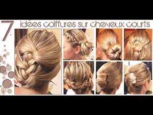 modele de chignon sur cheveux long