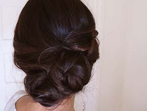 modern chignon