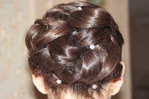 photo chignon enfant